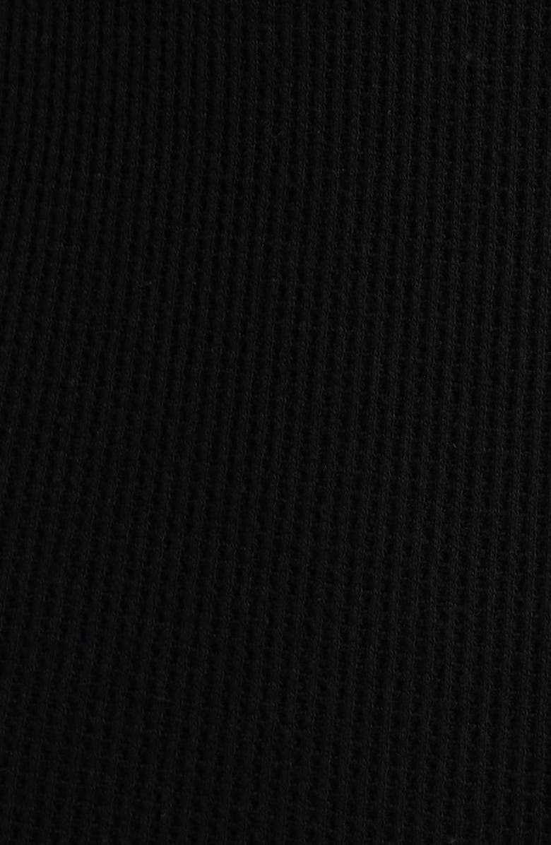 Florence by Mills Micro Thermal Long Sleeve Romper, Alternate, color, Black