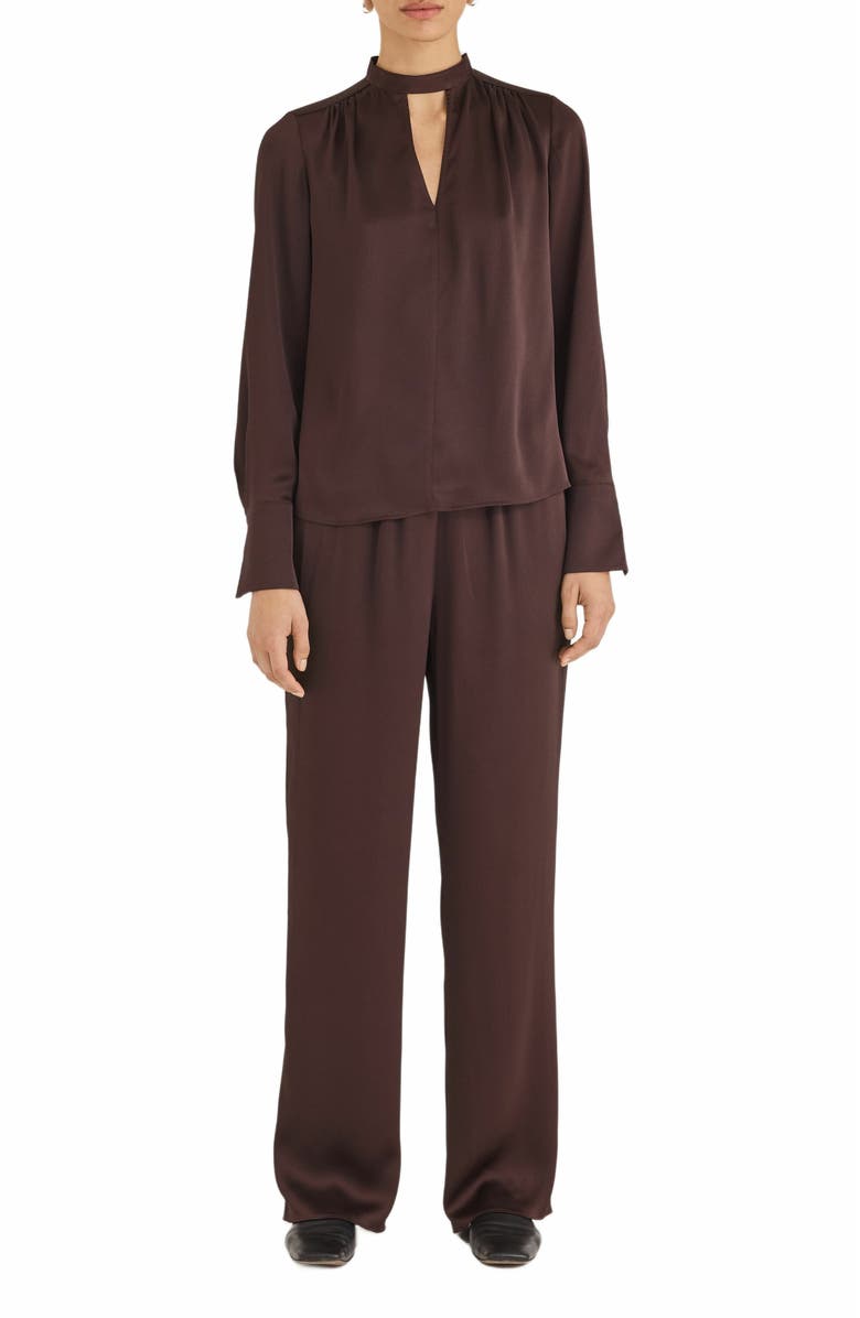 Rebecca Taylor Gianna Pant, Alternate, color, Raisin
