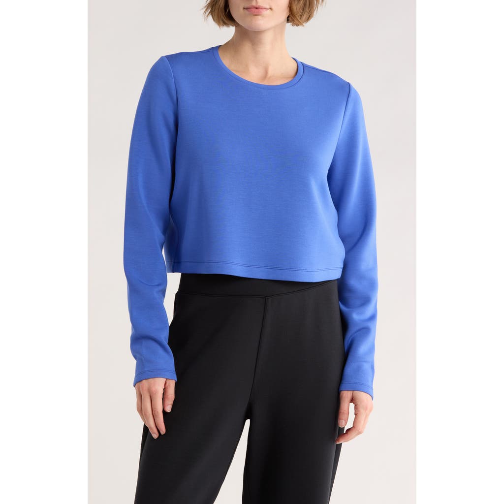 Spanx ® Long Sleeve Knit T-shirt In Purple