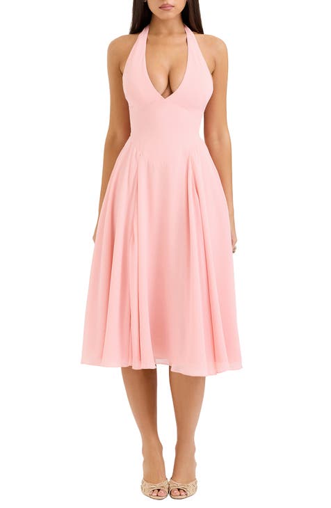 Nordstrom coral dress best sale