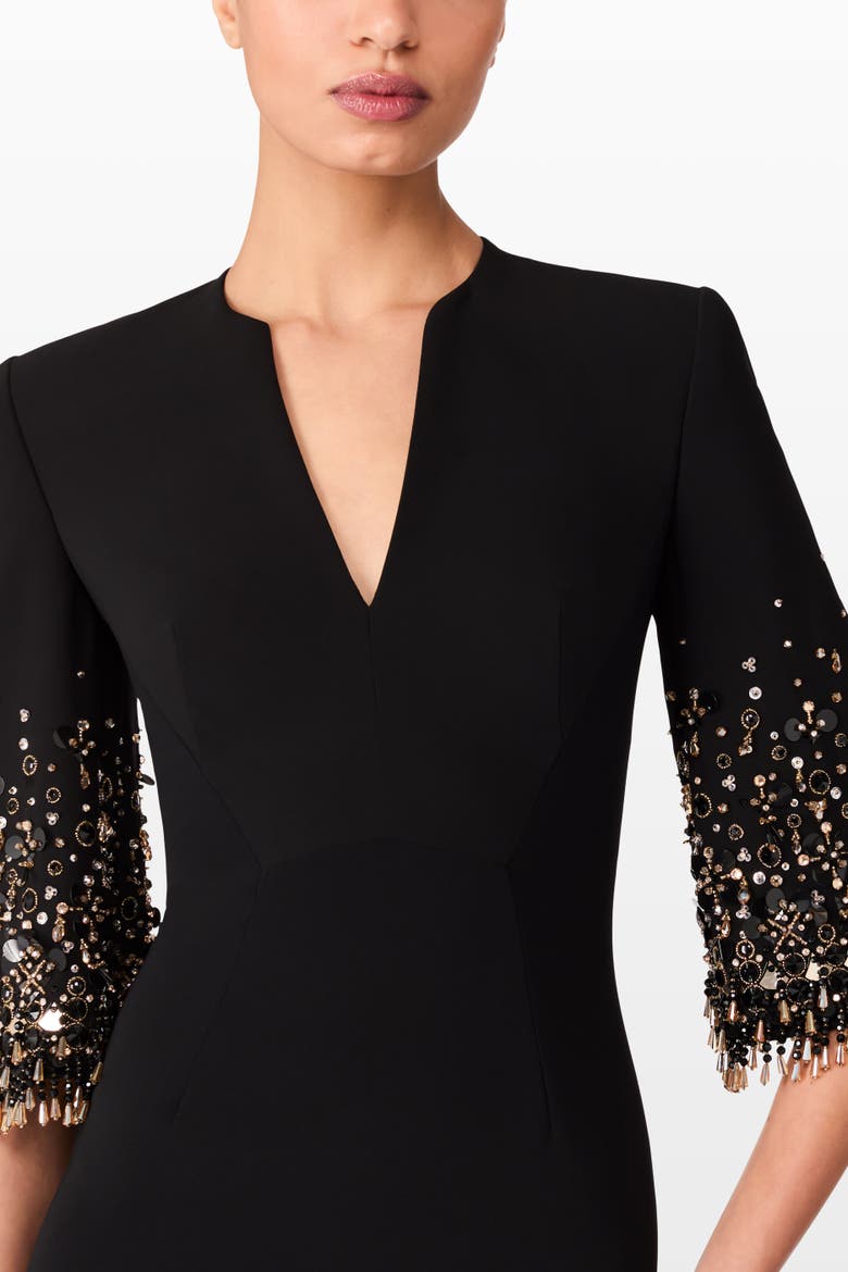 Ruth Gown Dress, Alternate, color, Liquorice