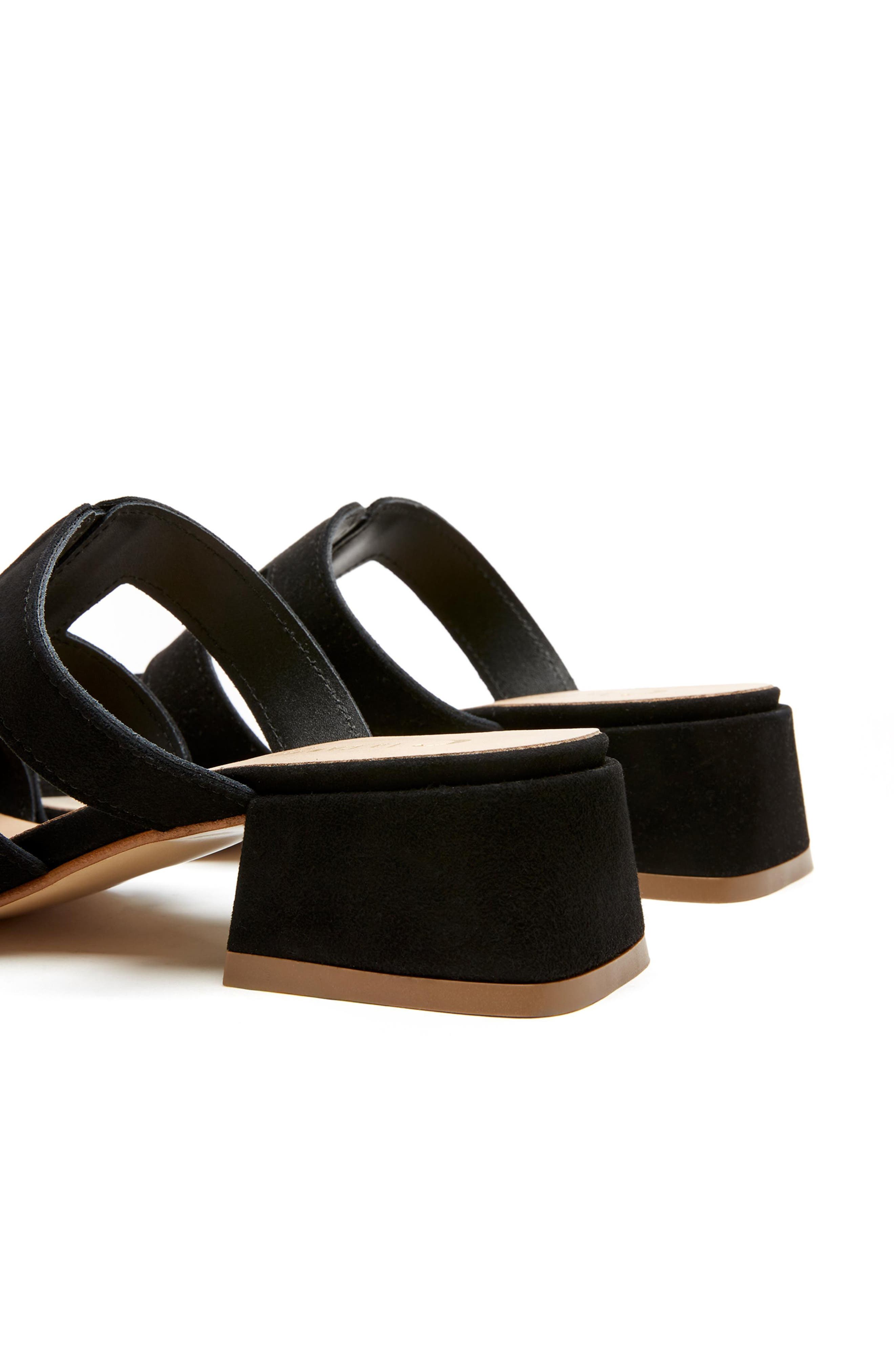 La Canadienne Fifi City Dry<sup>™</sup> Waterproof Slide Sandal, Alternate, color, Black Suede