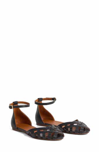 LK Bennett Bianca Plaited Ankle Strap Sandal