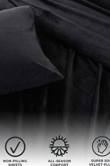 Turkish Cotton Windowpane Printed Flannel Sheet Set