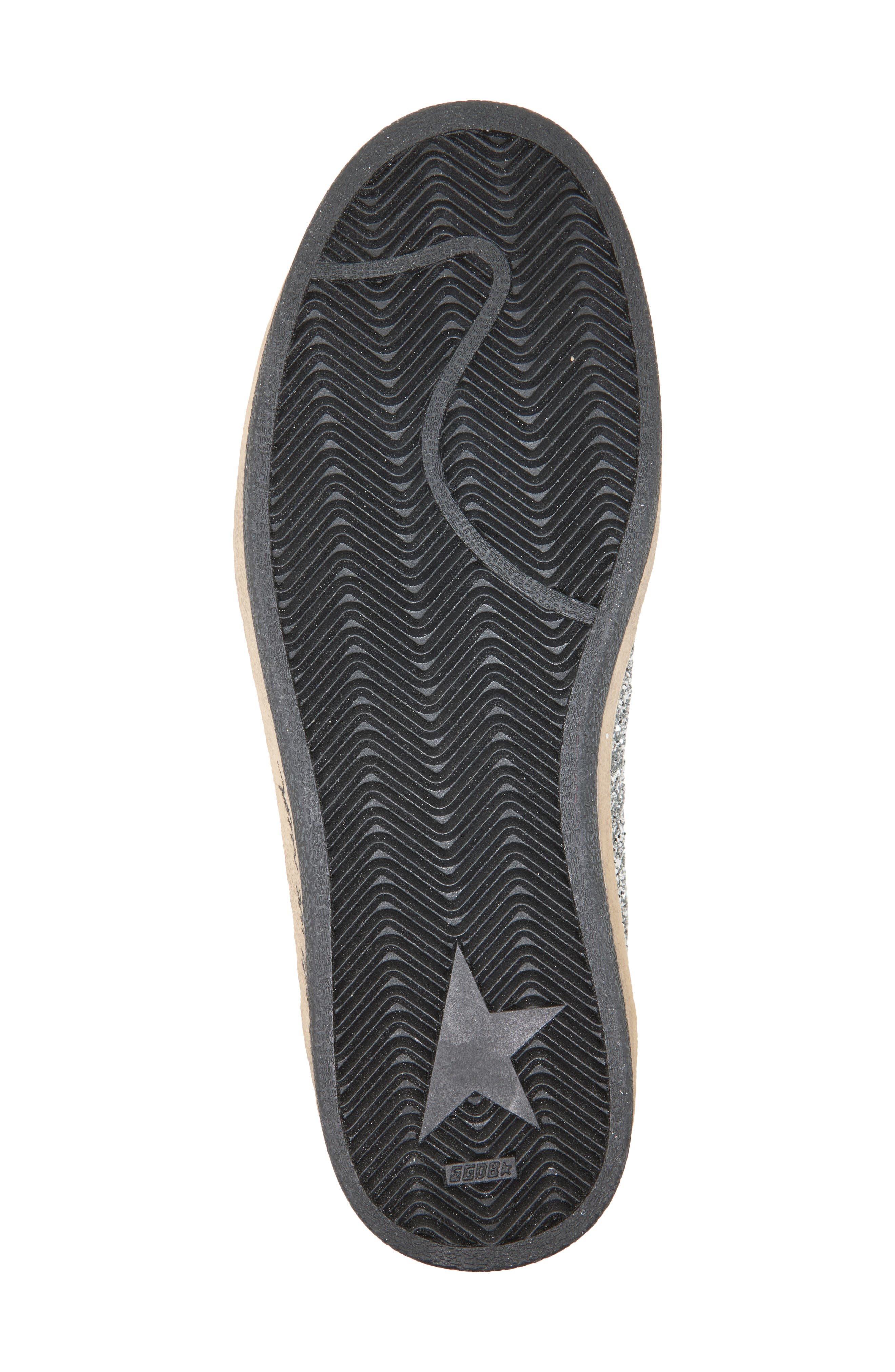 Golden Goose Ball Star Glitter Sneaker, Alternate, color, Silver/ Ice