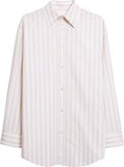 Saint Laurent Stripe Cotton Button-Up Shirt