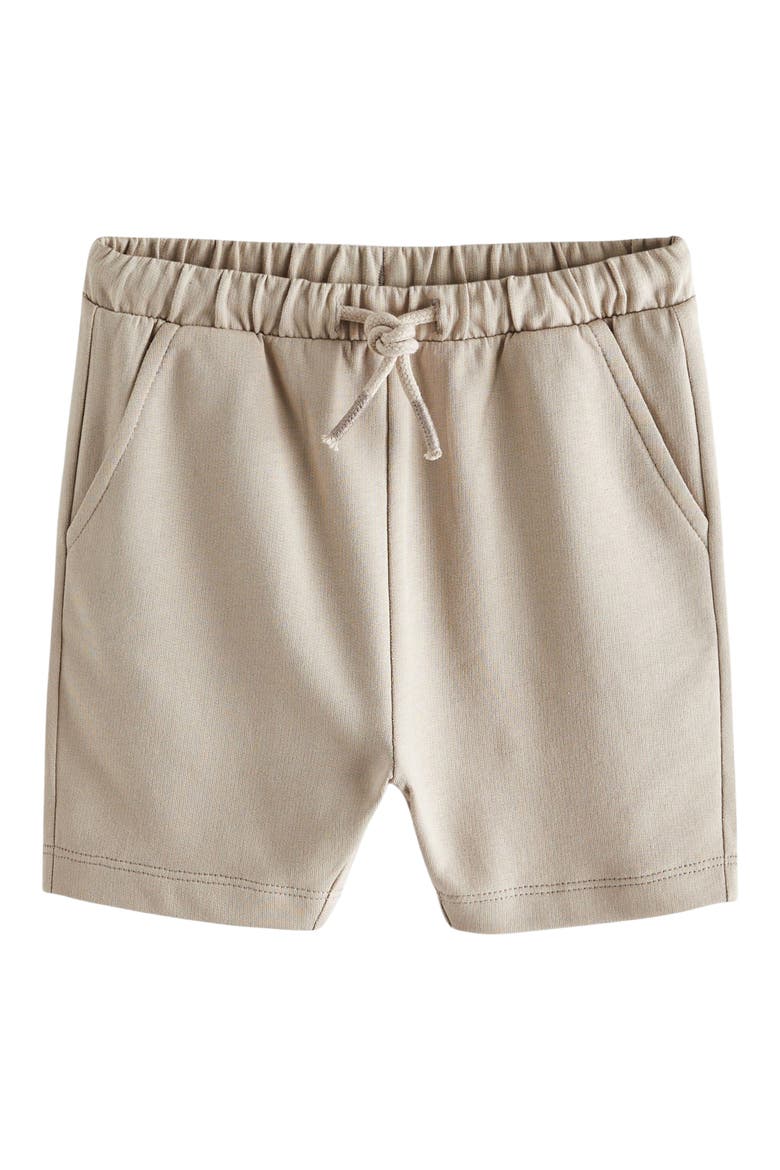Kids' Core Knit Cotton Drawstring Shorts, Main, color, CREAM