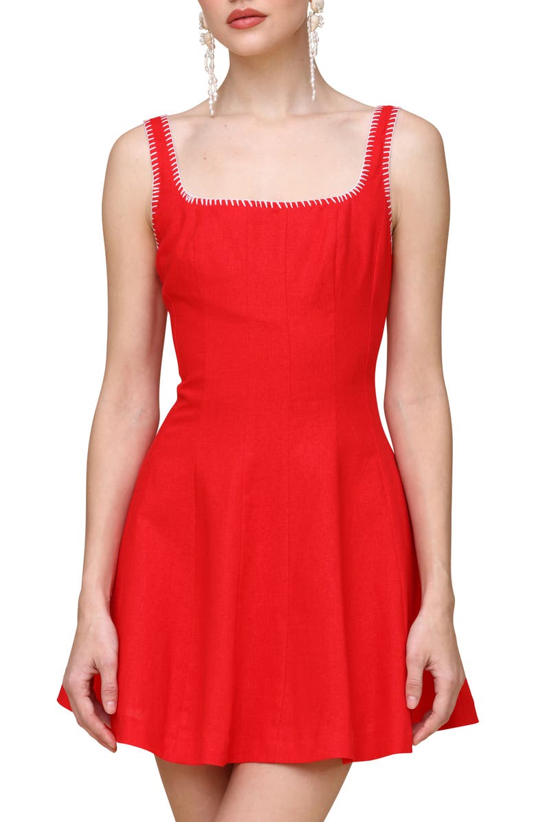 Harness Denim Body-Con Dress