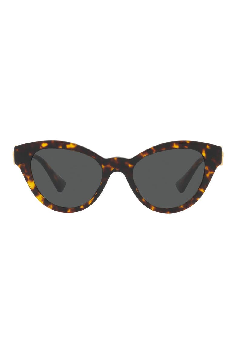 52mm Cat Eye Sunglasses, Main, color, HAVANA