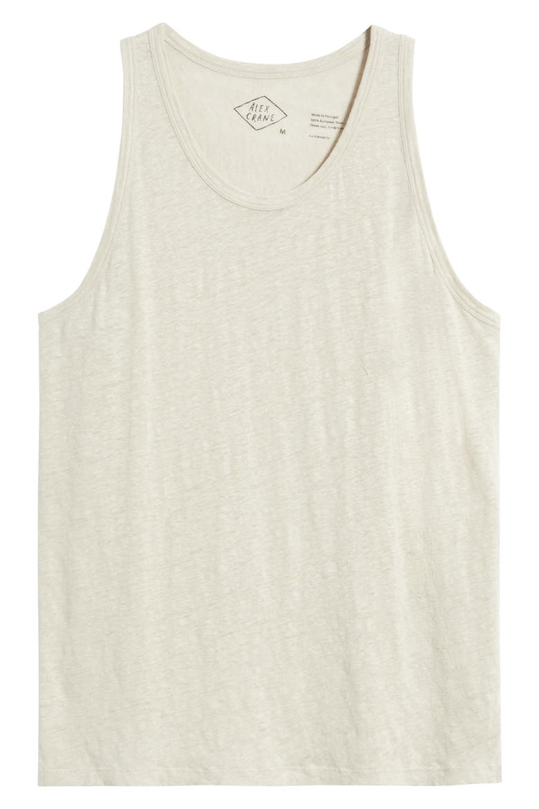 Linen Tank, Alternate, color, BONE