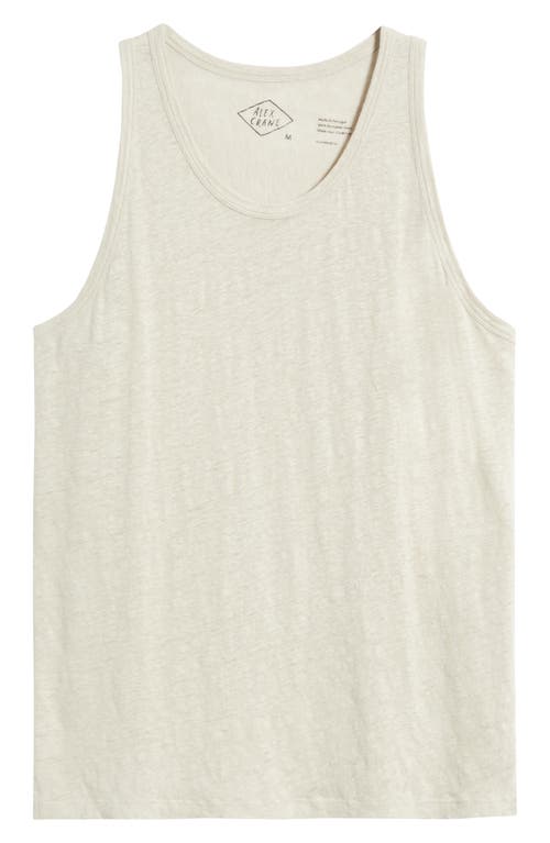 Alex Crane Linen Tank In Neutral