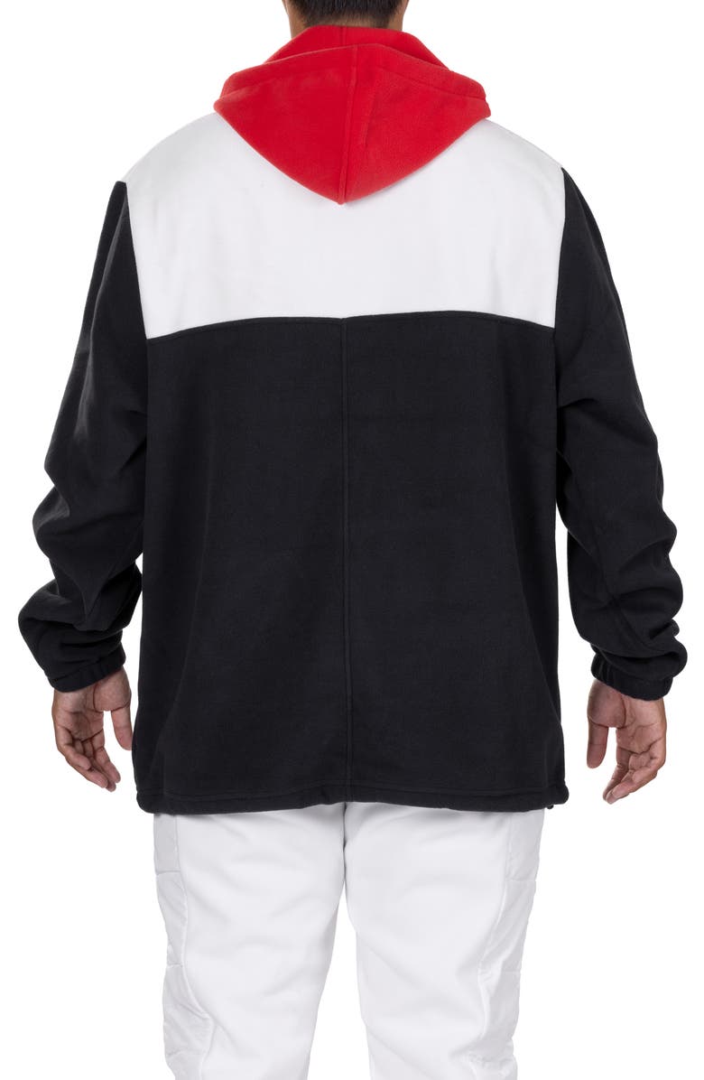 VAST Colorblock Fleece Half Zip Hoodie, Alternate, color, 
