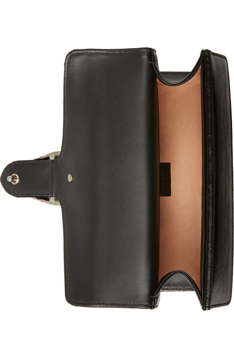 Gucci Small Embroidered GG Velvet Shoulder Bag, Alternate, color,