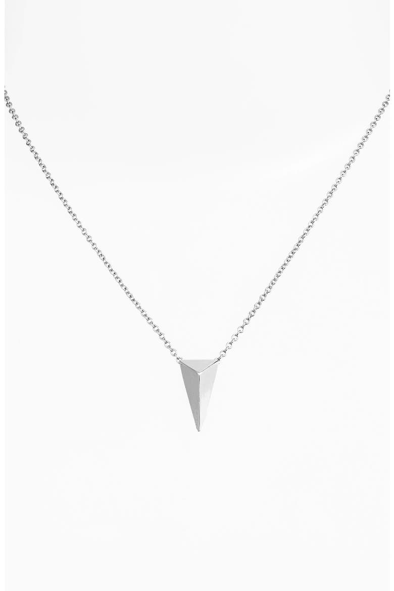 'Miss Havisham' Pendant Necklace, Main, color, SILVER
