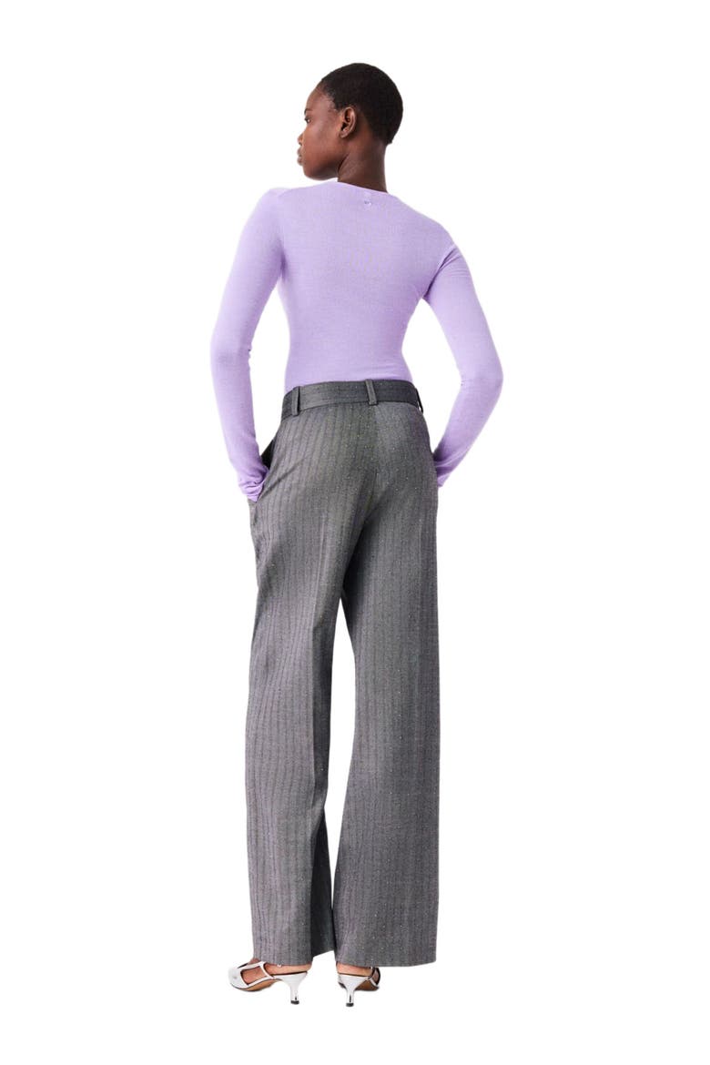 Rhinestone suit trousers, Alternate, color, Grey