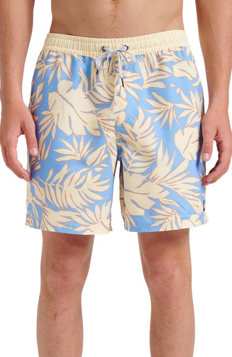Everyday 17" Trippin' Palm Water Repellent Swim Trunks