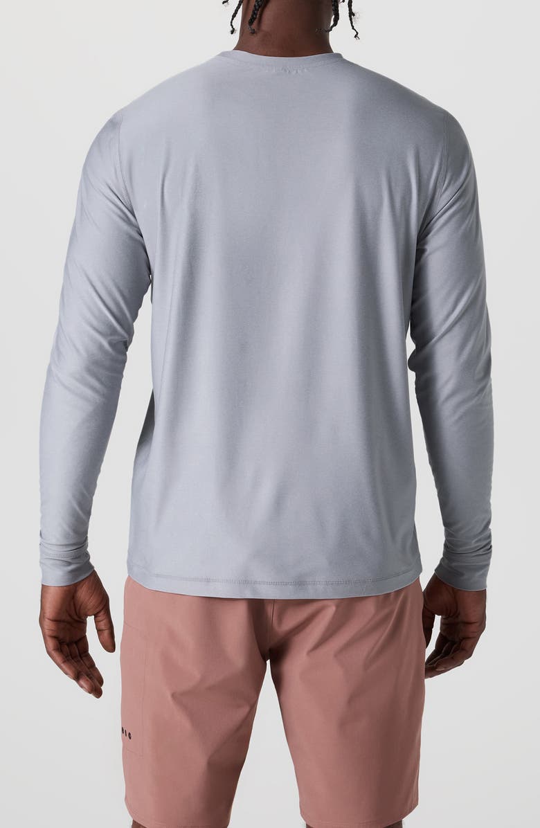 Vuori Long Sleeve Uluwatu 23 Water Tee, Alternate, color, Platinum Heather