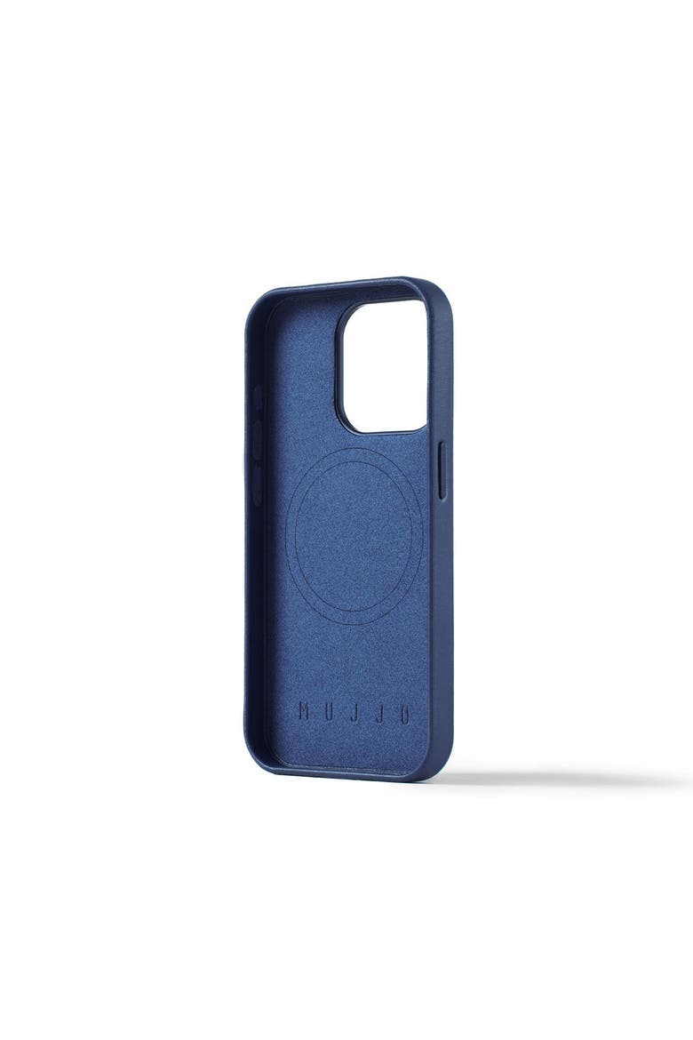 Full Leather Wallet Case for iPhone 15 Pro, Alternate, color, Monaco Blue