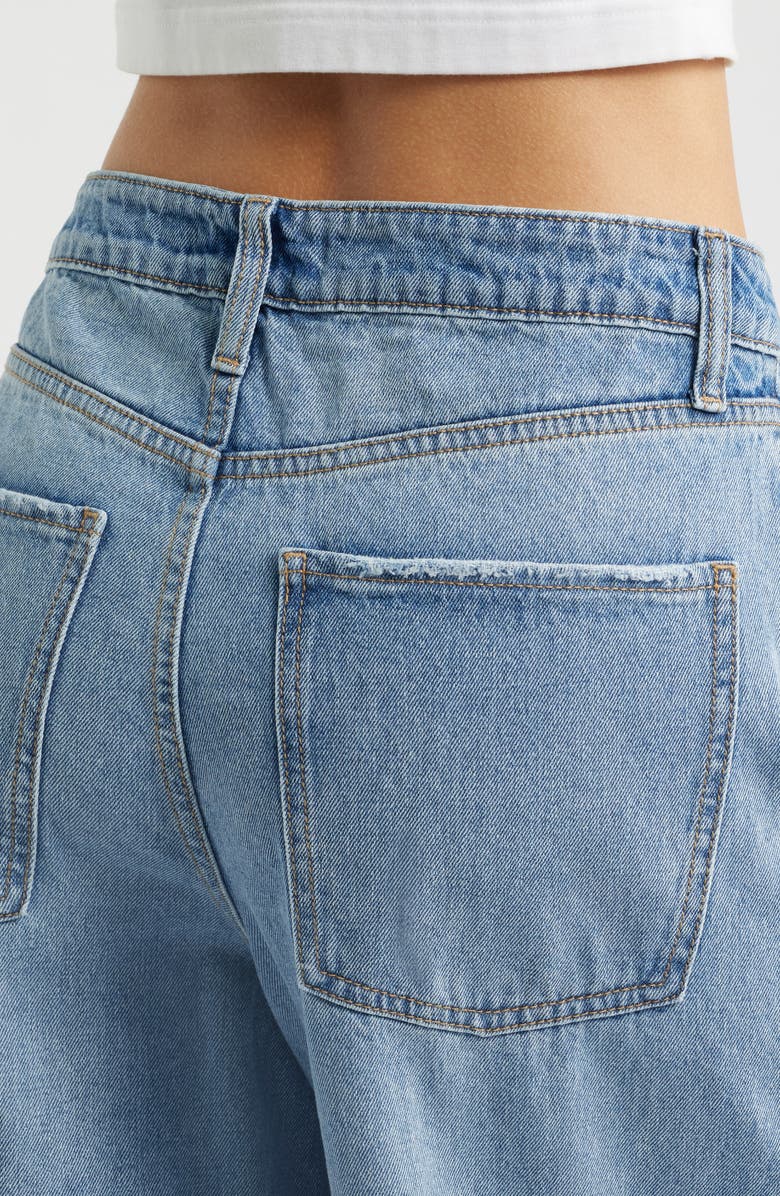 YMI Relaxed Extra Baggy Wide Leg Jeans, Alternate, color, Light Blue