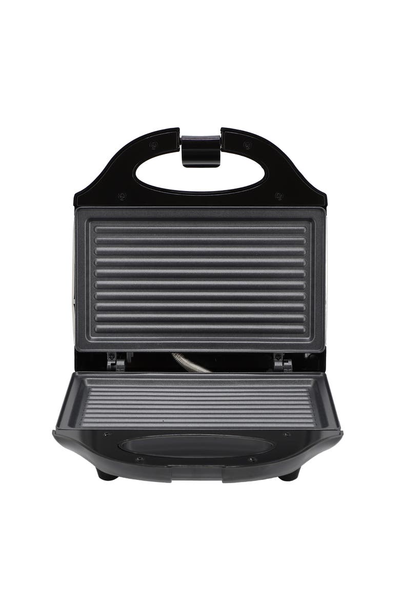 Megachef Electric Compact Aluminum Nonstick Sandwich Maker in Black, Alternate, color, Black