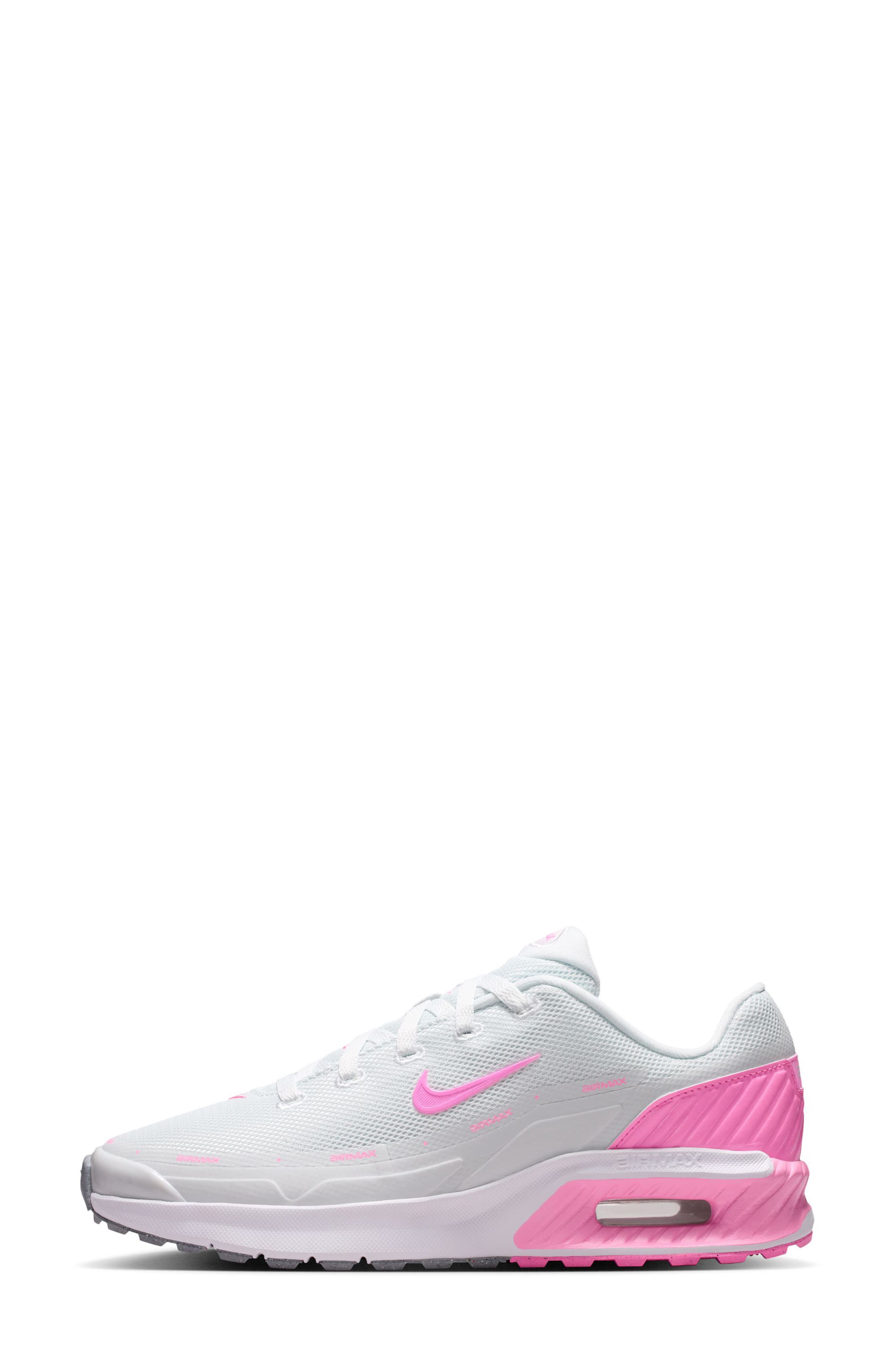 Air Max Bia Sneaker, Alternate, color, OFF WHITE/ PINK SPELL-WHITE