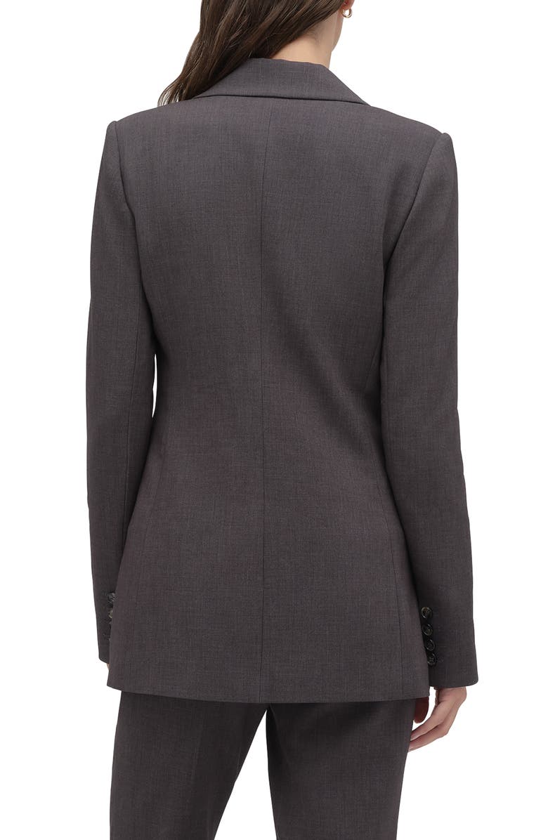 Favorite Daughter The Phoebe Double Breasted Blazer, Alternate, color, Grey Suiting