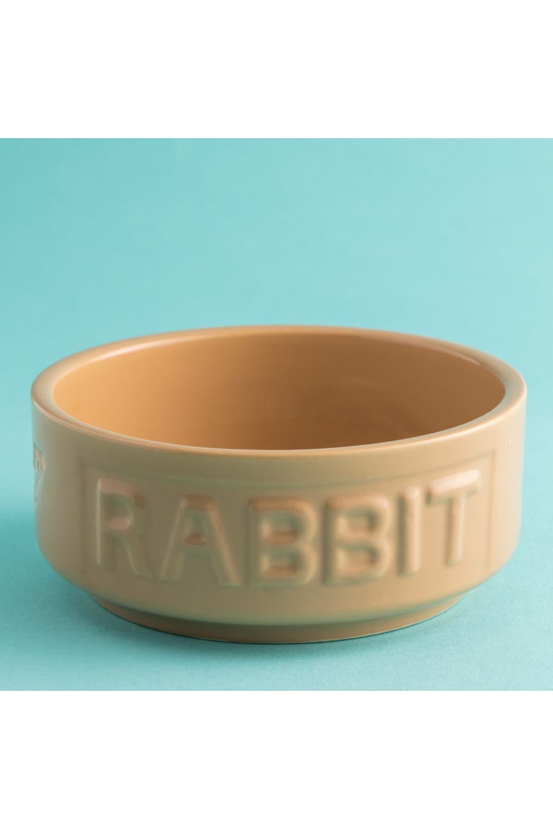 Cane Rabbit Bowl, 5.2 Inches, 13.5oz, Feeding Dish, Alternate, color, Brown