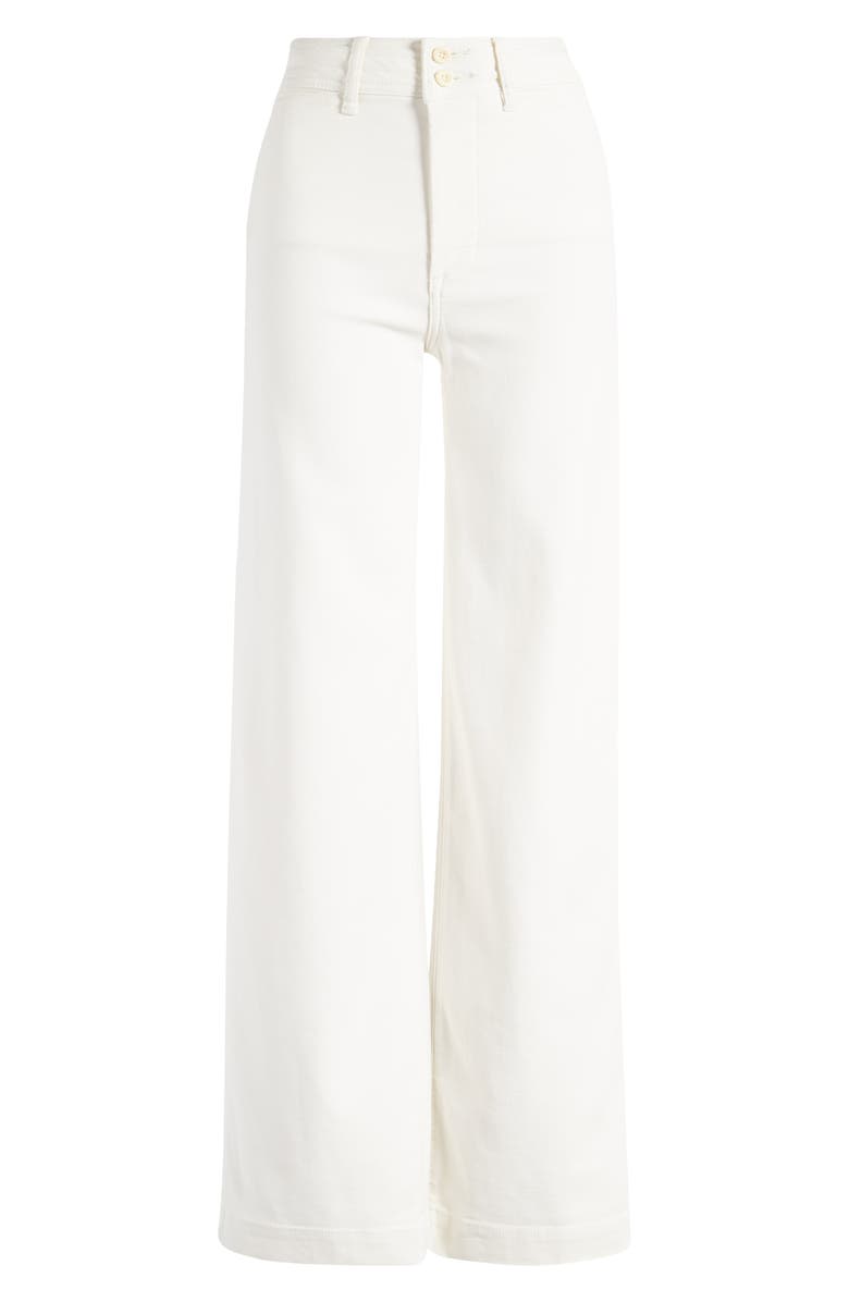 Faherty Harbor Stretch Terry Wide Leg Pants, Alternate, color,