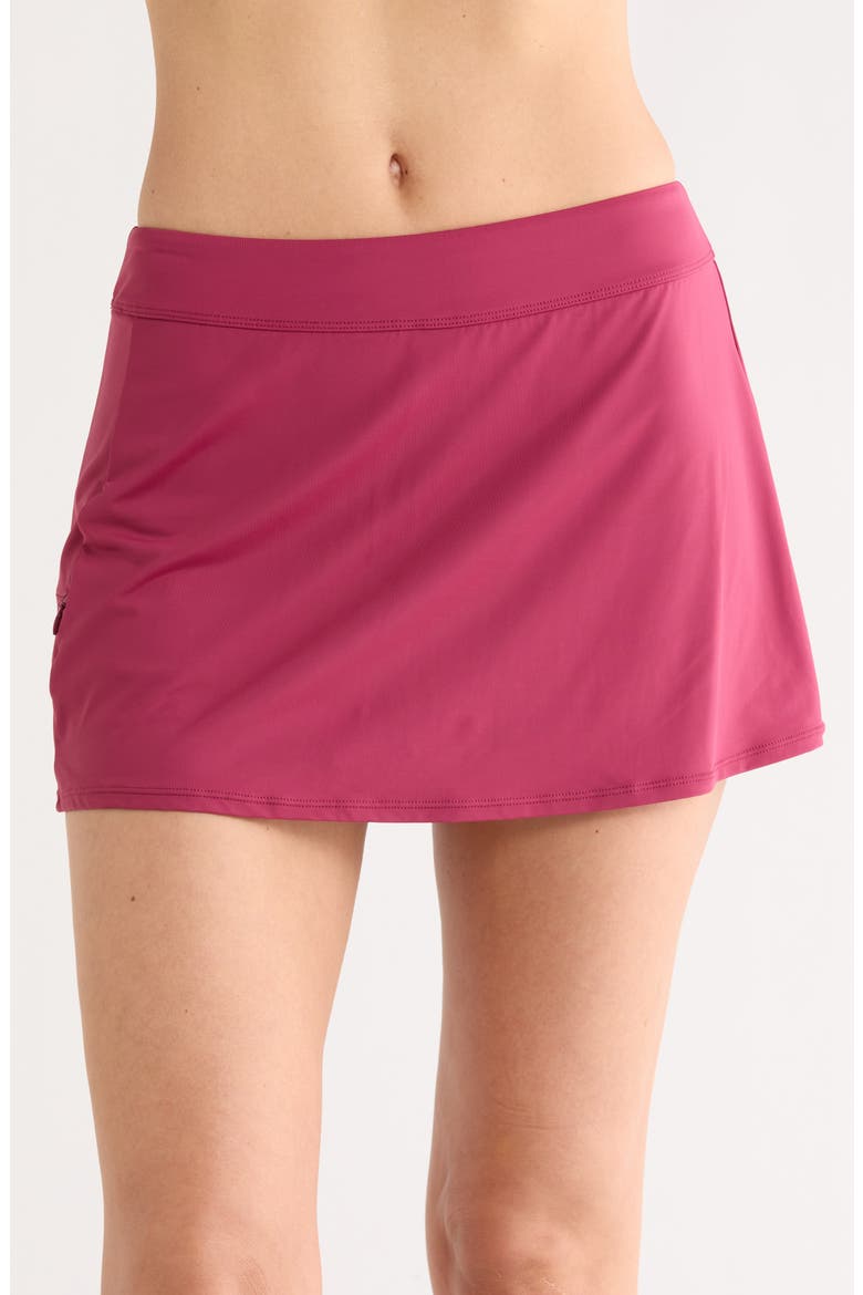 Avery Swim Skirt, Main, color, MULBERRY