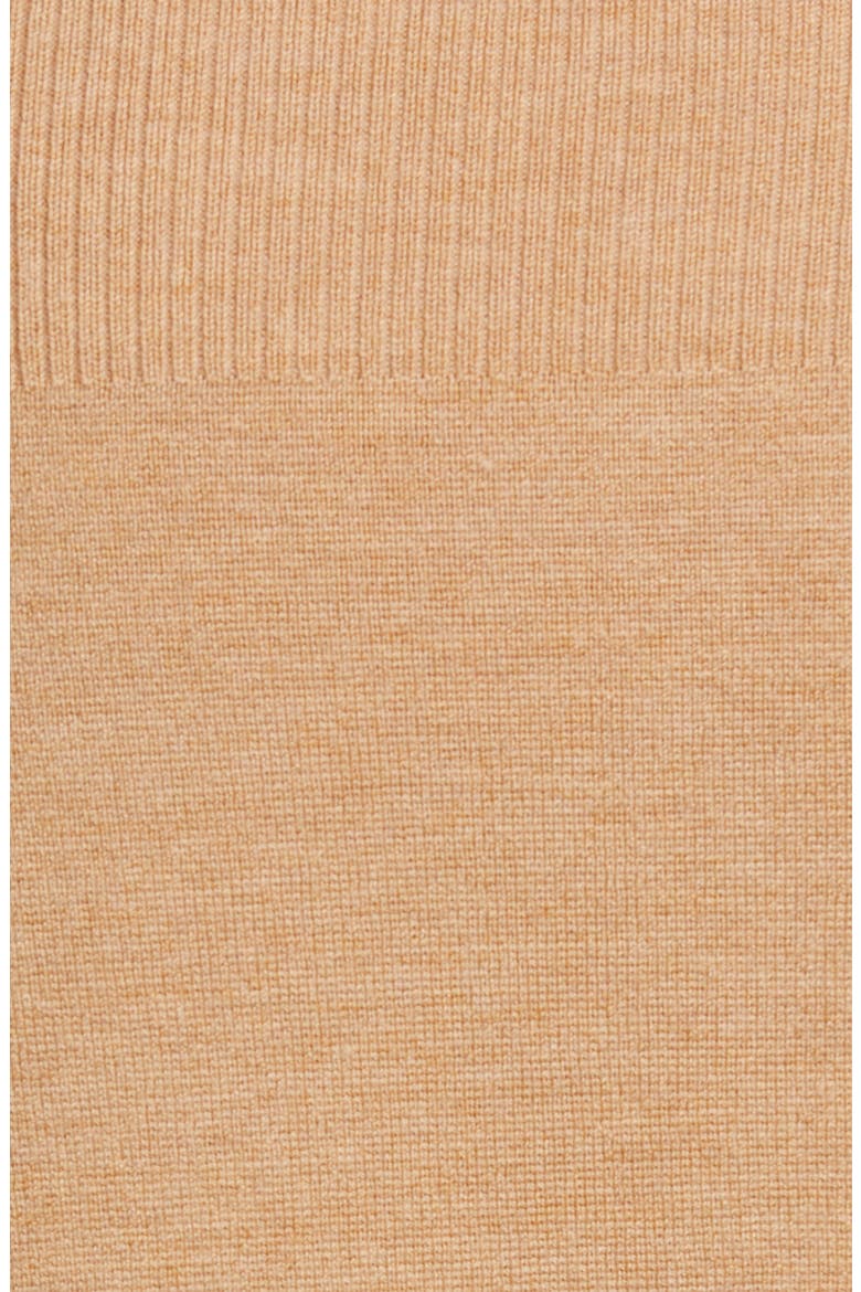 Jara Wool Blend Knit Midi Skirt, Alternate, color, CAMEL