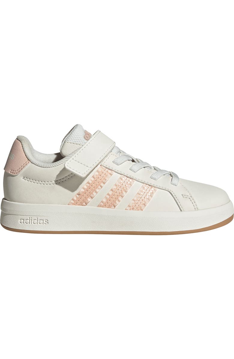 adidas Kids' Grand Court 3.0 Sneaker, Alternate, color, Core White/ Blush Pink/ Gum 3
