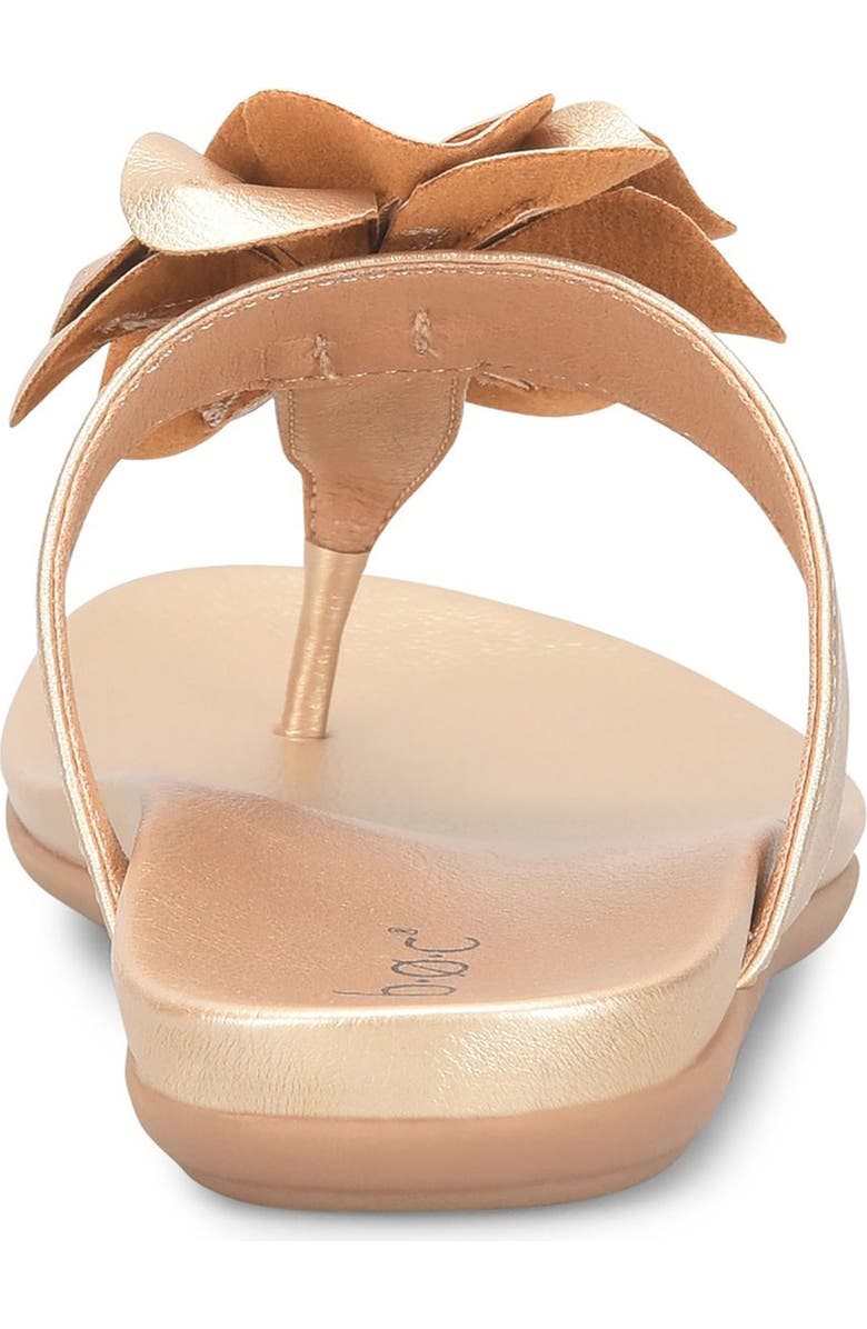 B O C BY BØRN Kendal Floral Appliqué Sandal, Alternate, color, Champagne