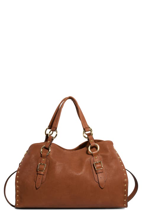 Large Rodeo Leather Satchel