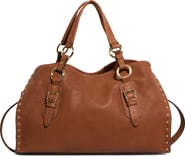 AIMEE Large Rodeo Leather Satchel