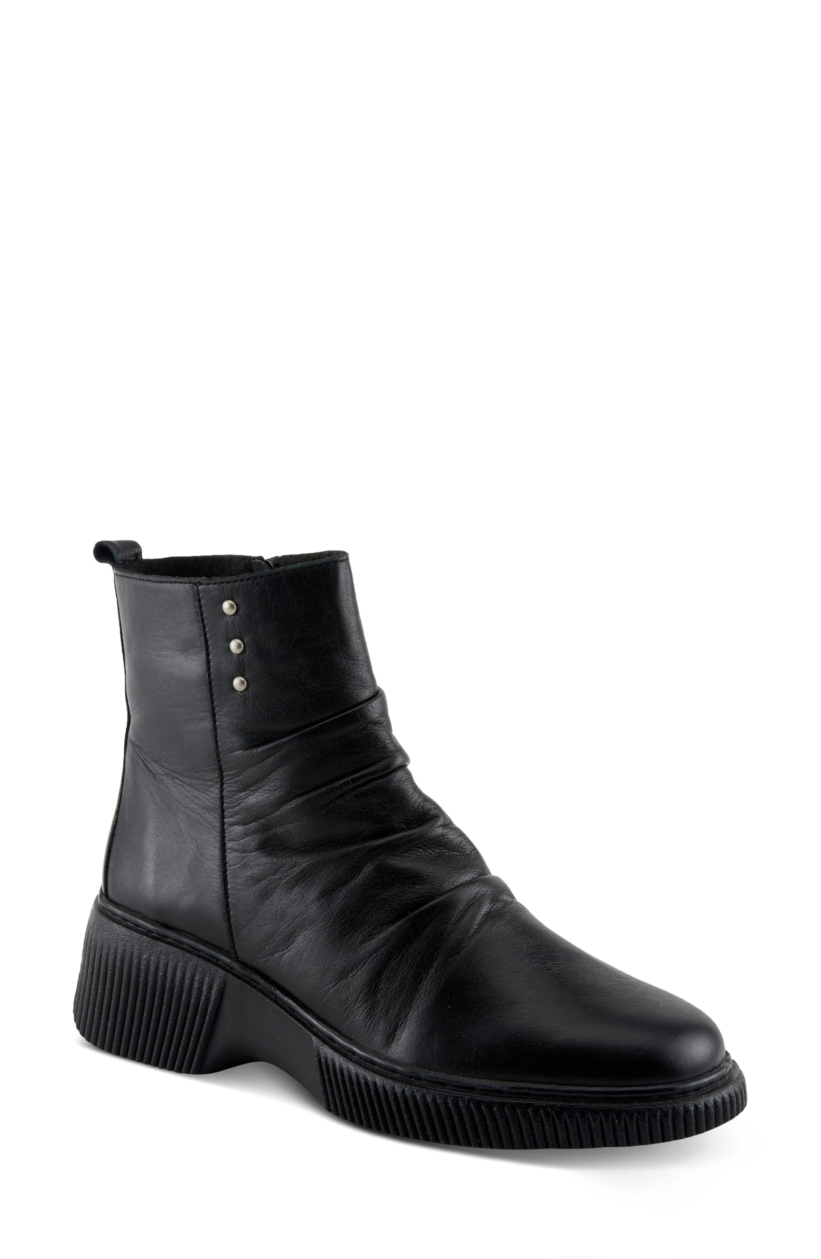 Spring Step Nayana Platform Bootie, Main, color, Black