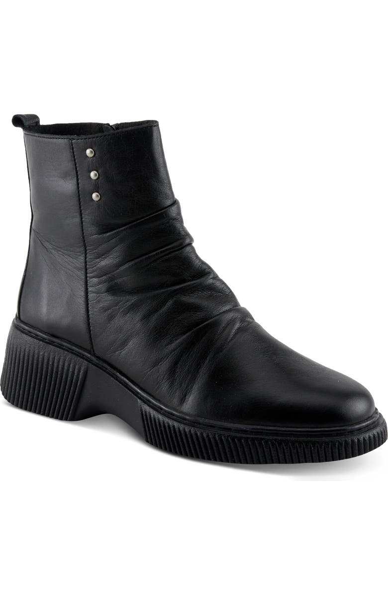 Spring Step Nayana Platform Bootie, Main, color, Black