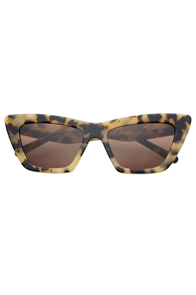 Siena Cat Eye Sunglasses, Main, color, Milky Tortoise