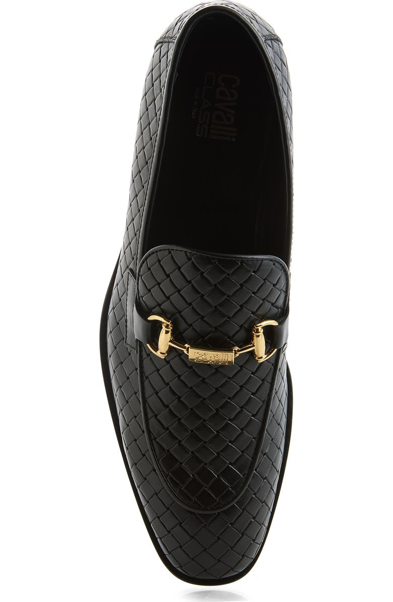 Roberto Cavalli Woven Bit Loafer, Alternate, color,