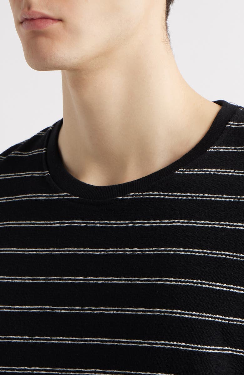 FRAME Stripe Organic Cotton T-Shirt, Alternate, color,