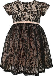 Popatu Kids' Lace Overlay Dress