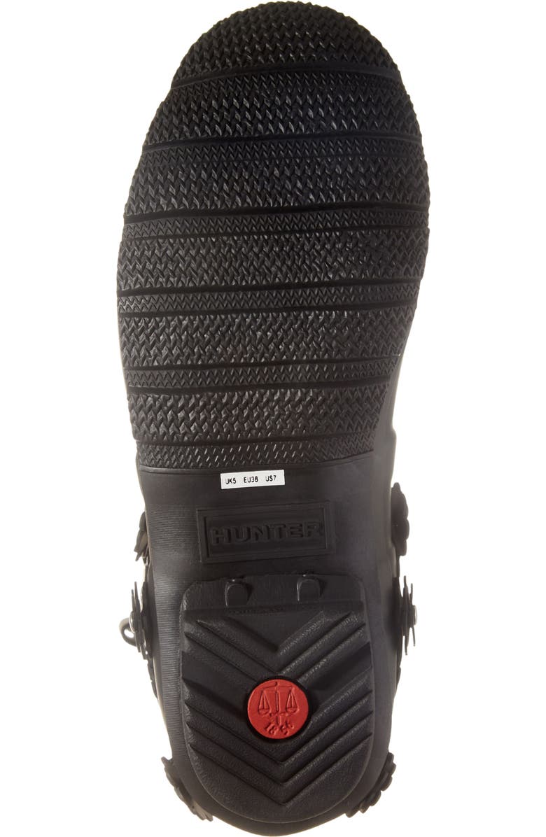 Noir Kei Ninomiya x Hunter Chain Embellished Rubber Calf Rain Boot, Alternate, color,