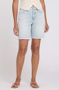 NYDJ Erin High Waist Raw Hem Denim Shorts