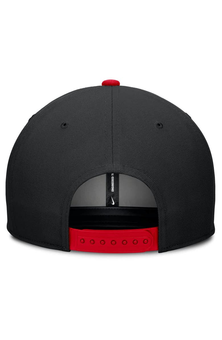 Nike Men's Nike Black/Cream Georgia Bulldogs Pro Legacy Script Snapback Hat, Alternate, color, 