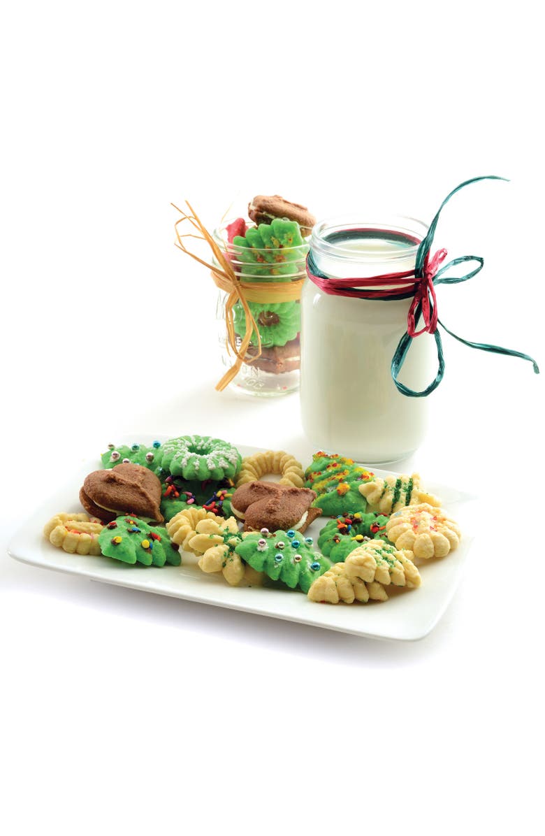 Norpro Stainless Steel Cookie and Icing Press with Storage Case, Black, Alternate, color, Black