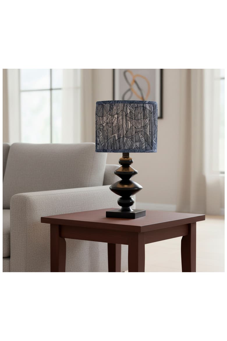 Samira Table Lamp, Alternate, color, BLACK