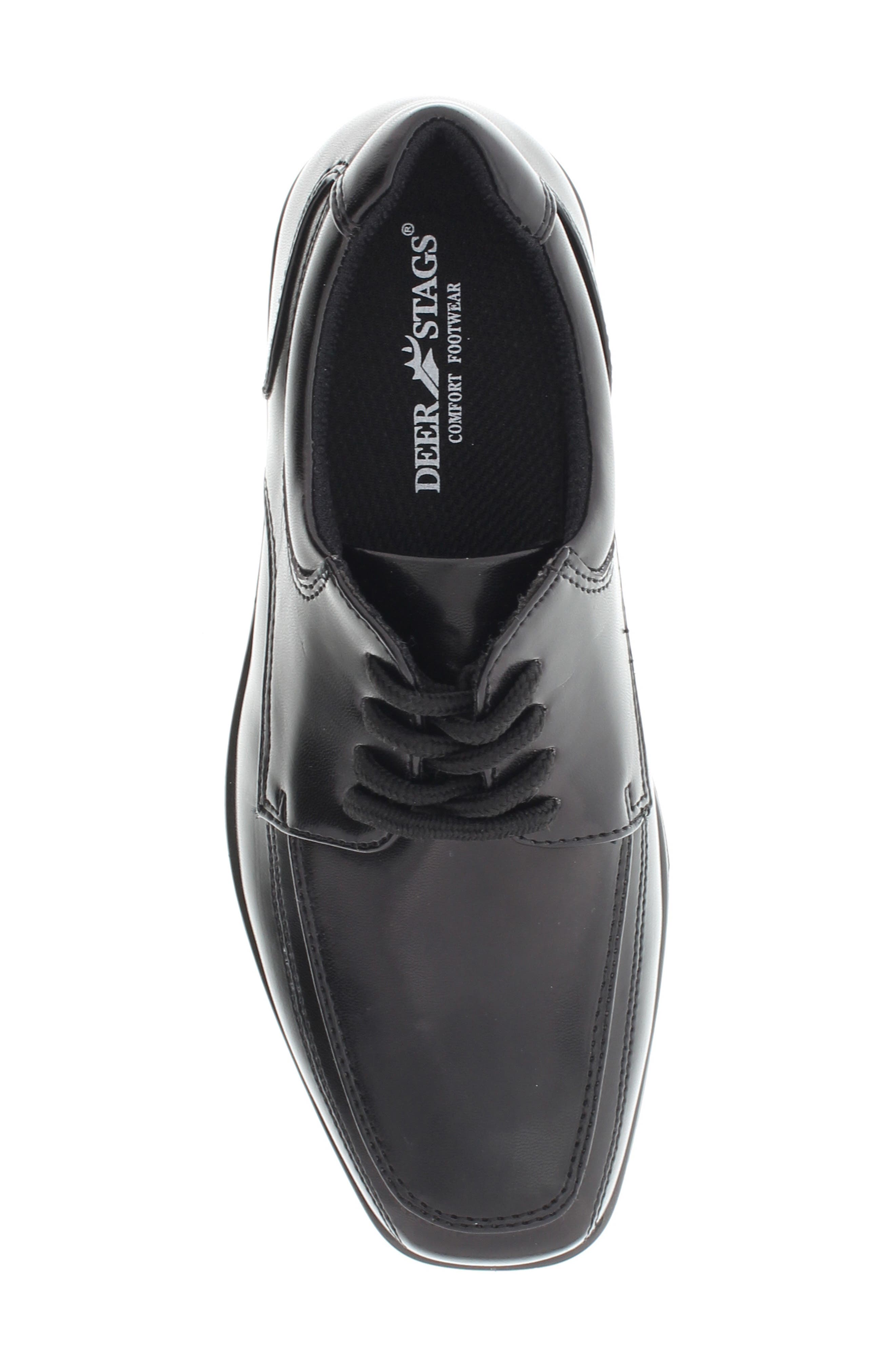 Deer Stags Kids' Sharp Dress Derby, Alternate, color, Black