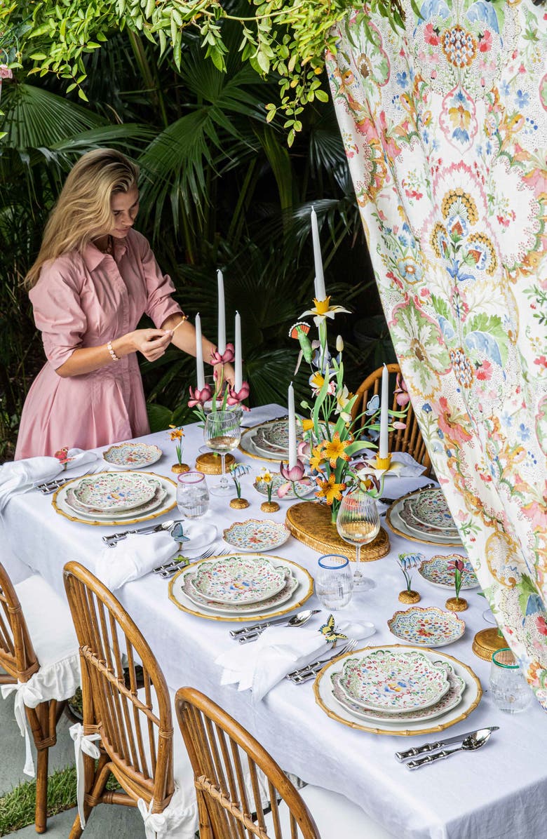 Juliska Sofia Dessert/Salad Plate, Alternate, color, Multi Pink