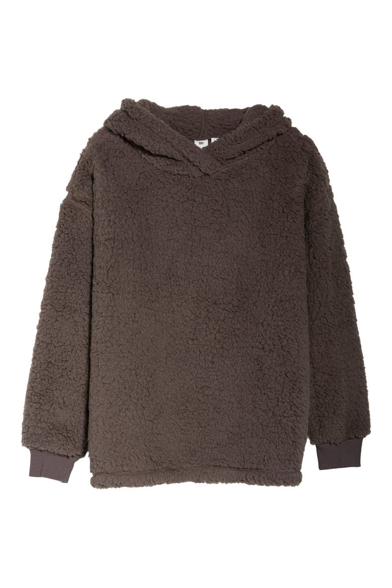 On a Cloud Fleece Hoodie, Alternate, color, GREY KITTEN