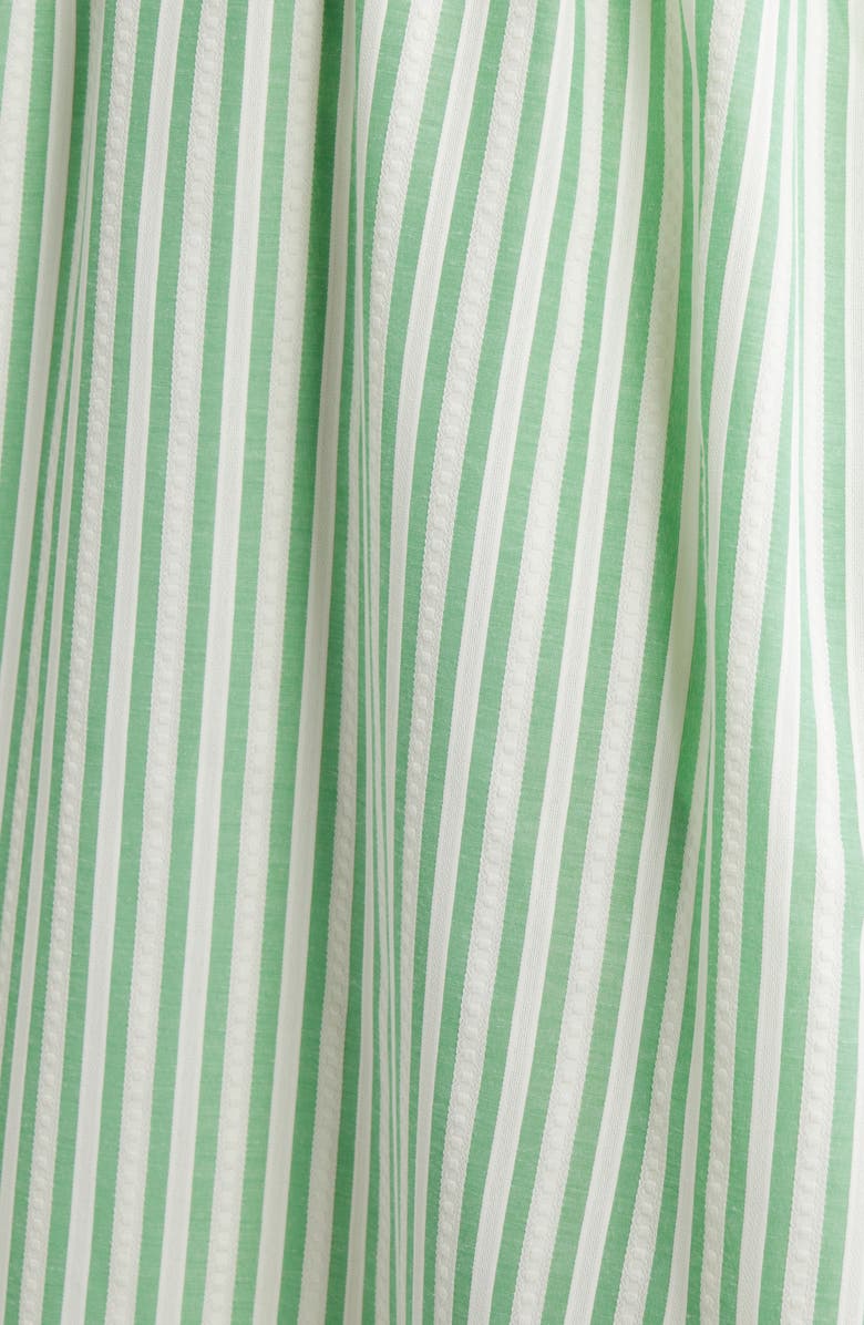 ZOE AND CLAIRE Stripe Fit & Flare Midi Dress, Alternate, color, Green