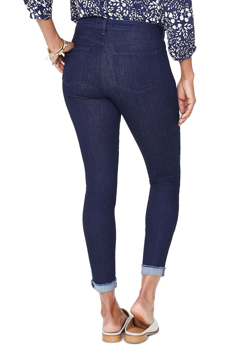 Ami Cuffed Ankle Skinny Jeans, Alternate, color, RINSE